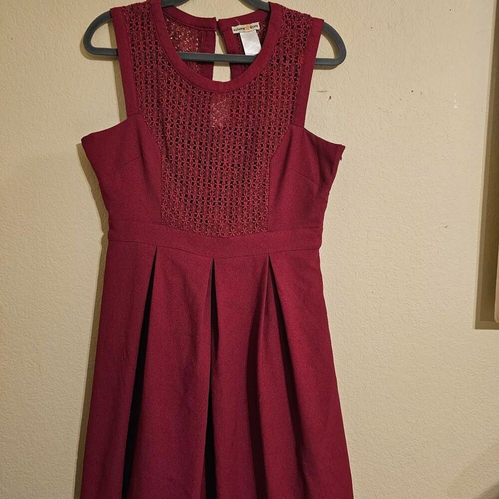Altar-d-state Women's Burgundy and Red Dress